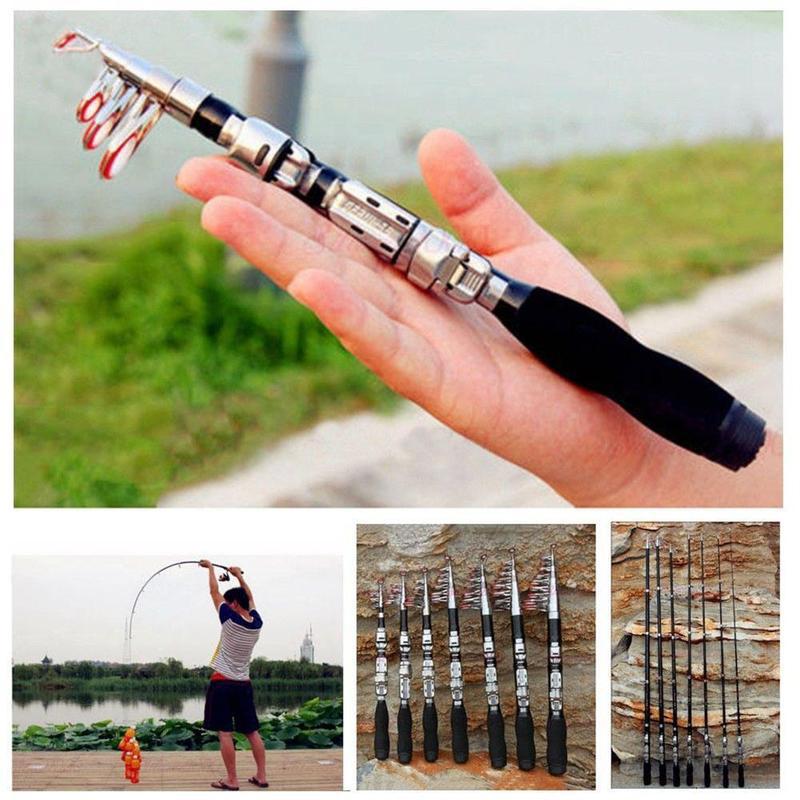 Fishing Boat Fiberglass - 1.0m Super Hard Mini Telescopic Fishing
