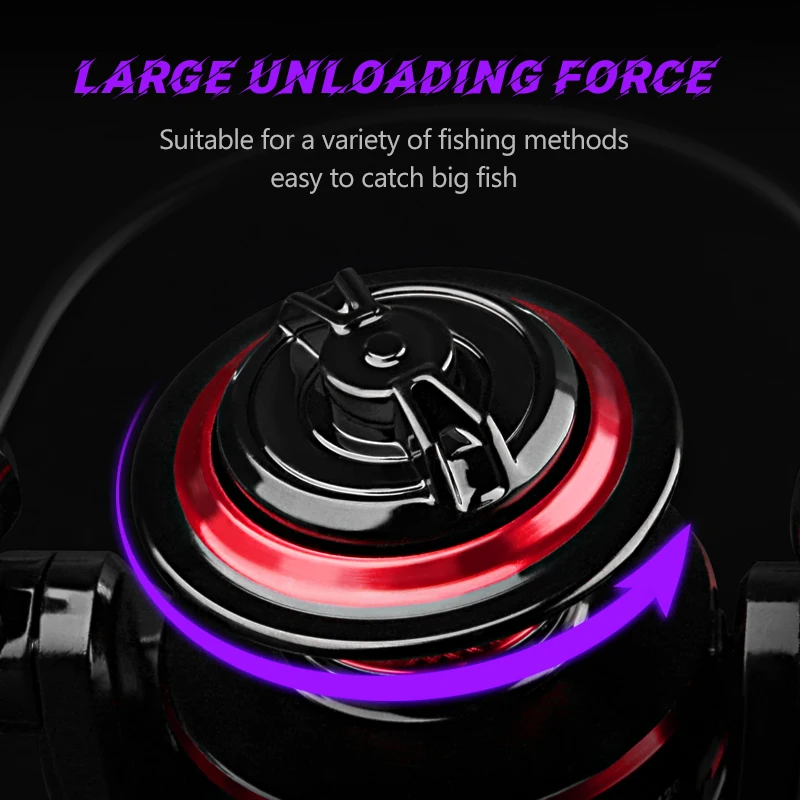 DEUKIO Fishing Reel 2000-7000  - огляд і ціна Daiwa Reel Fuego